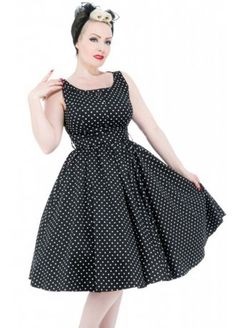 Robe pin up rétro 50s rockabilly