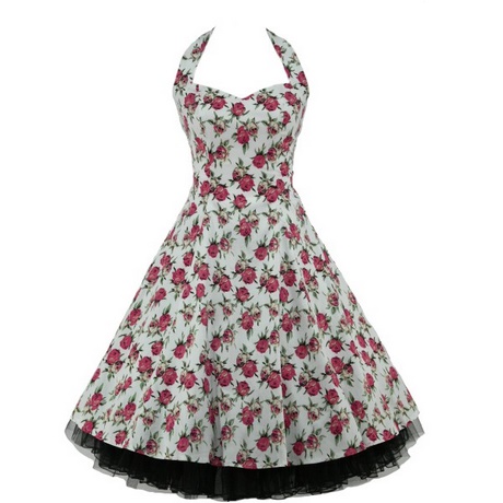 Robe rockabilly blanche