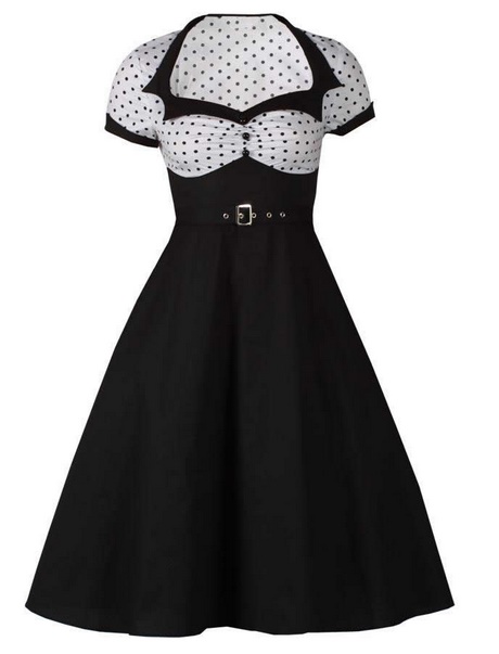 Robe rockabilly blanche