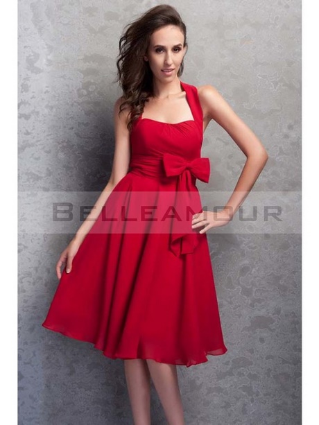 Robe rouge et grise