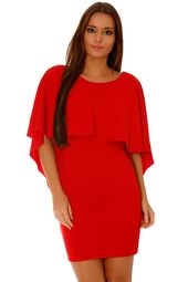 Robe rouge moulante courte