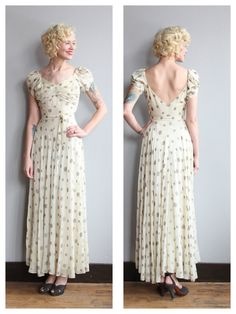 Robe vintage année 30