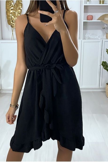 Robe a bretelle noire