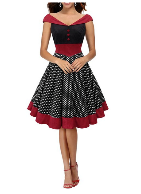 Robe année 50 pin up pas cher