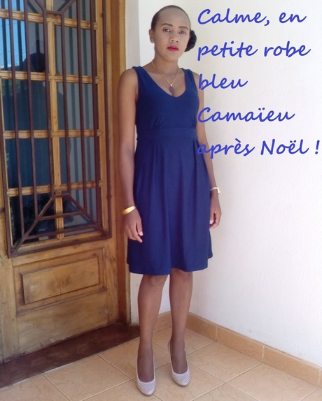 Robe bleu noel