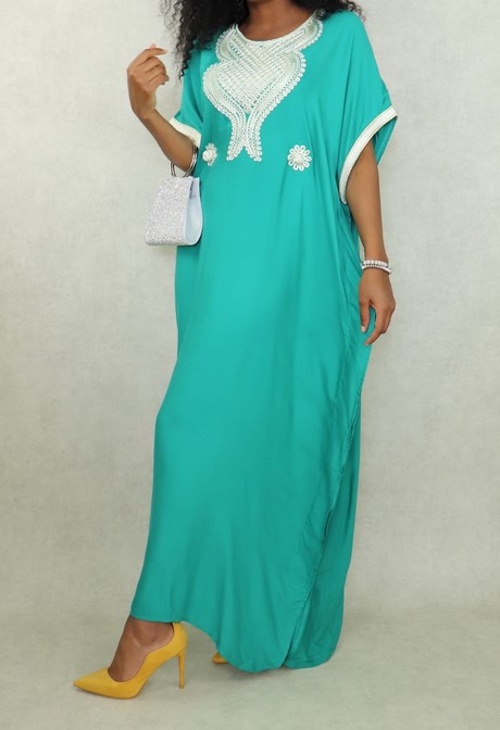 Robe bleu turquoise femme