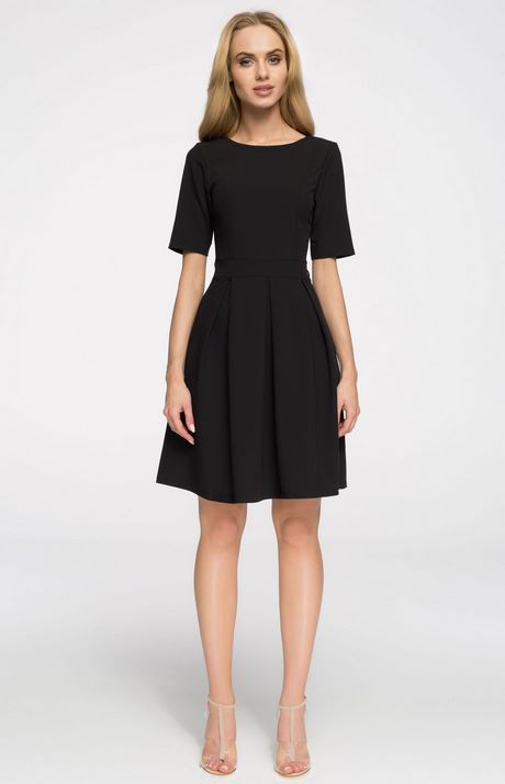 Robe chic noire femme