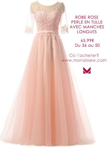 Robe couleur poudre