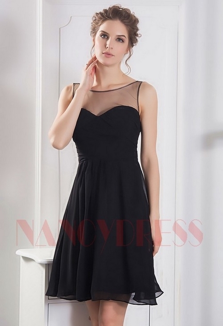 Robe courte de soirée noire