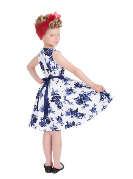 Robe fille retro