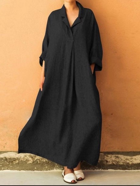 Robe large noire