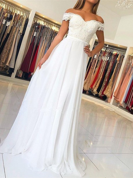 Robe longue blanche vintage