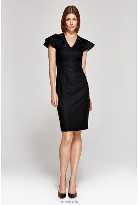 Robe manche courte noire