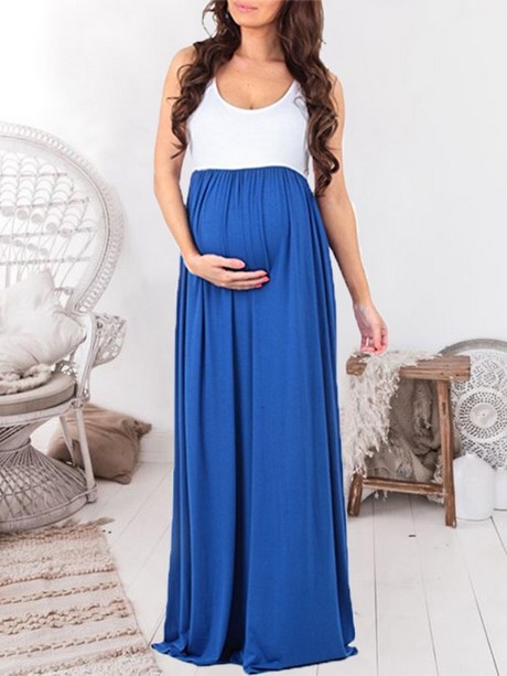 Robe manche longue bleu roi