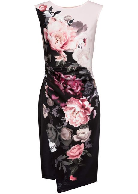 Robe noir rose