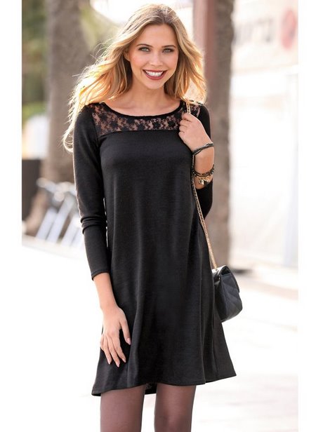 Robe noire courte femme