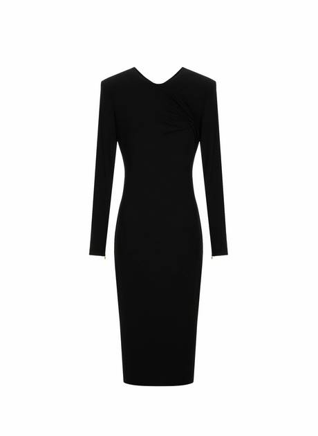 Robe noire stretch