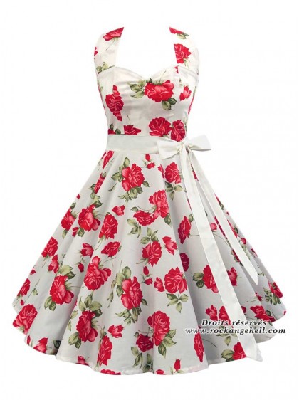 Robe retro année 50 pas cher