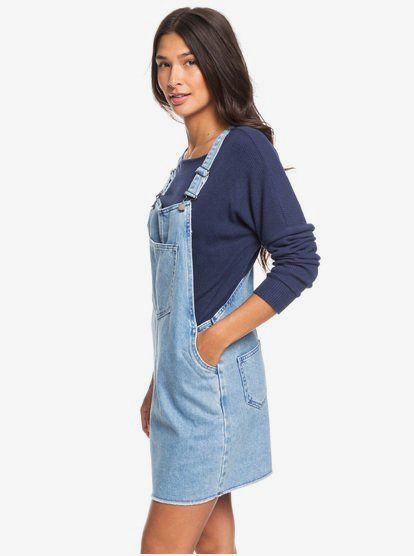 Robe salopette en jean femme