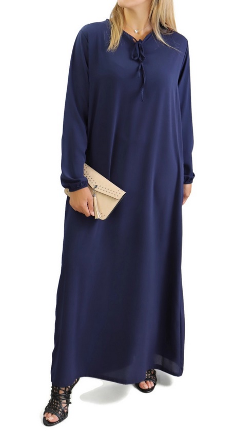 Robe simple bleu