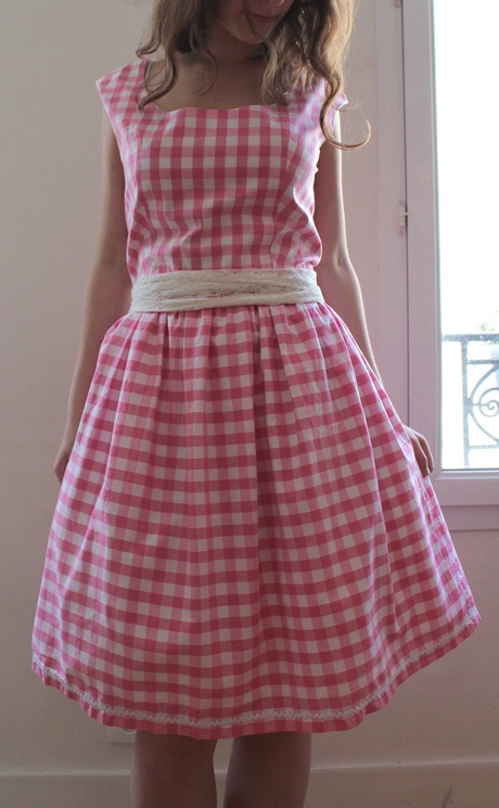 Robe vichy annee 1960