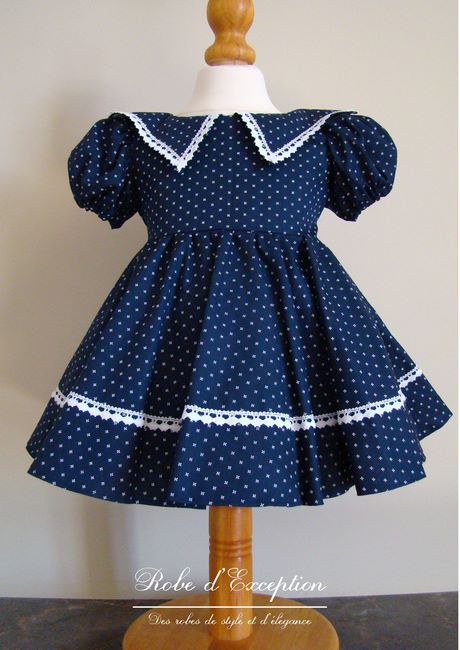 Robe vintage fille