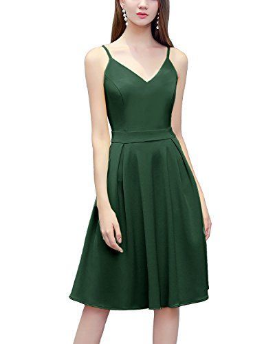 Robe vintage verte année 50