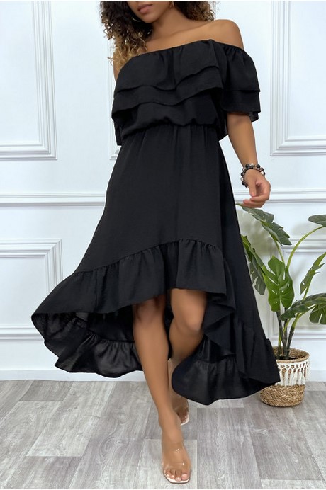 Robes noires fluides