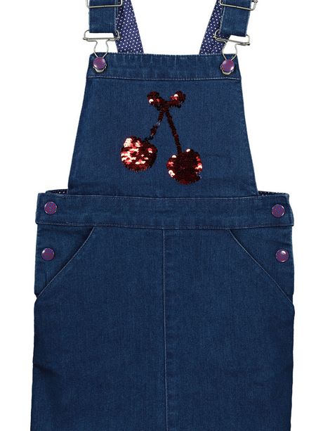 Salopette robe en jean