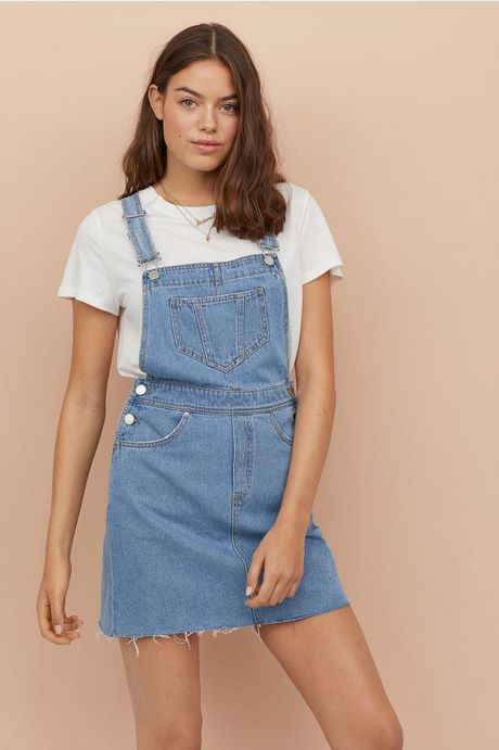 Salopette robe jean femme