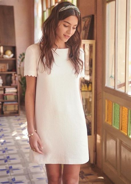 Robe blanche basic