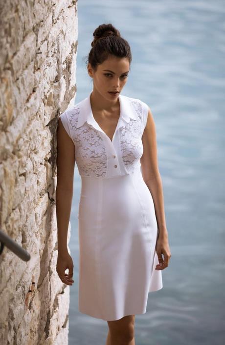 Robe blanche coktail