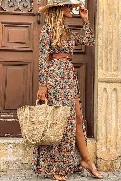 Robe chic manches longues