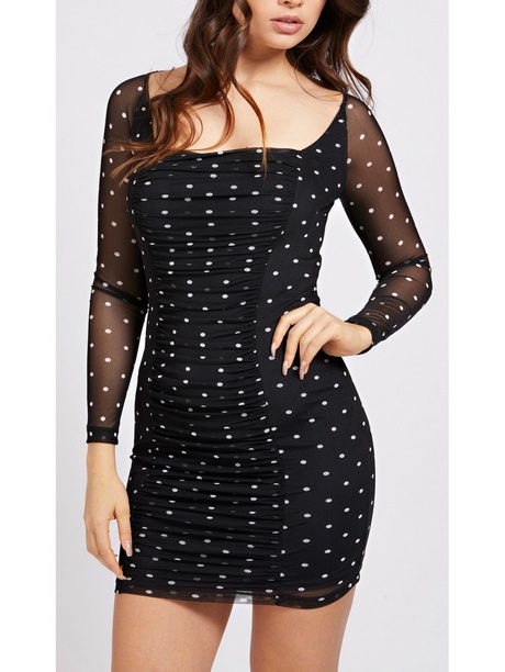 Robe courte moulante noir