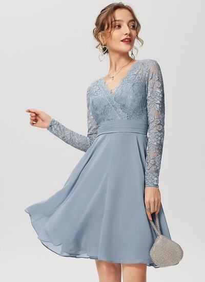 Robe de soirée hiver manches longues