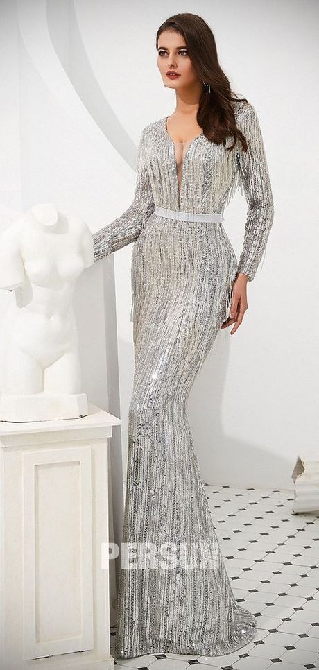 Robe de soiree longue avec strass