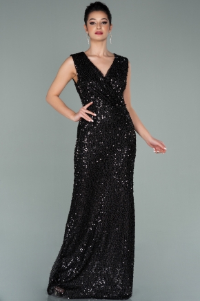 Robe de soirée pas cher longue noir