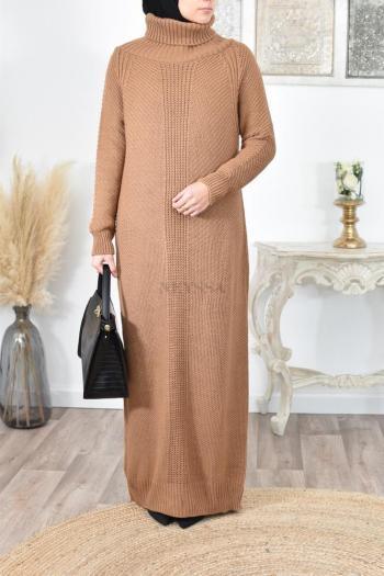 Robe en laine pull femme