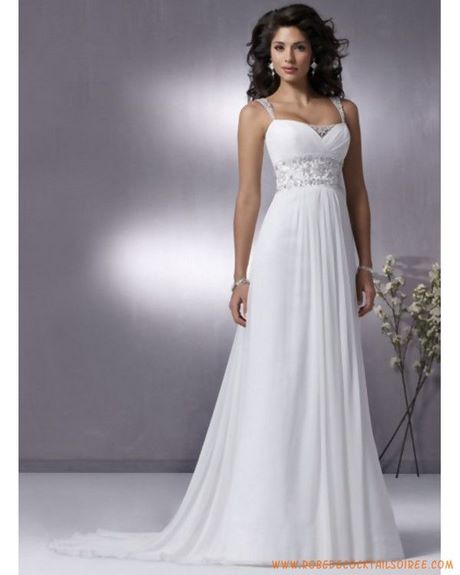 Robe longue blanche cocktail