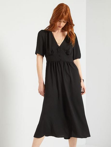 Robe longue noire ceremonie