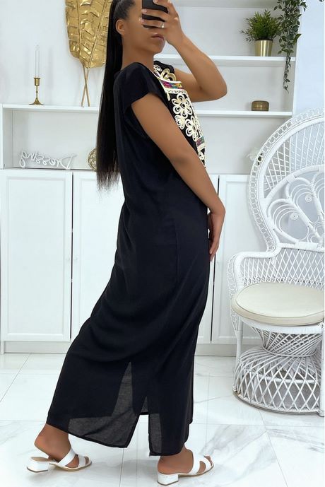 Robe longue strass