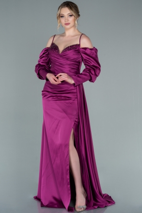 Robe manche longue de soirée