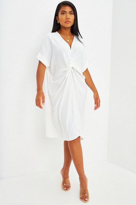 Robe mi longue noire et blanche