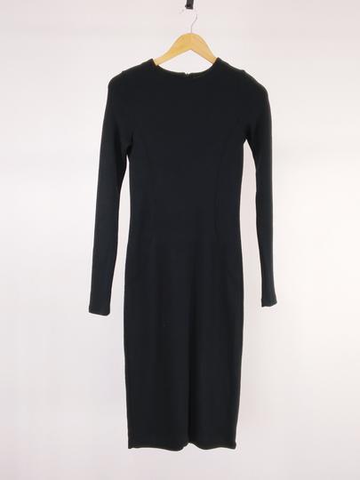 Robe noir longue moulante