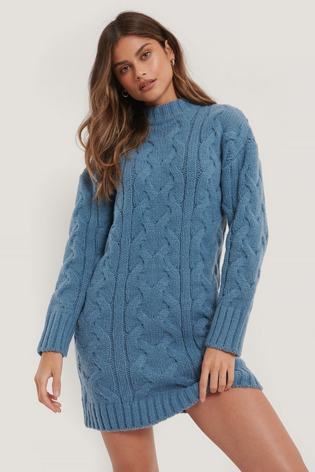 Robe pull bleu