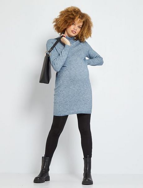 Robe pull bleu