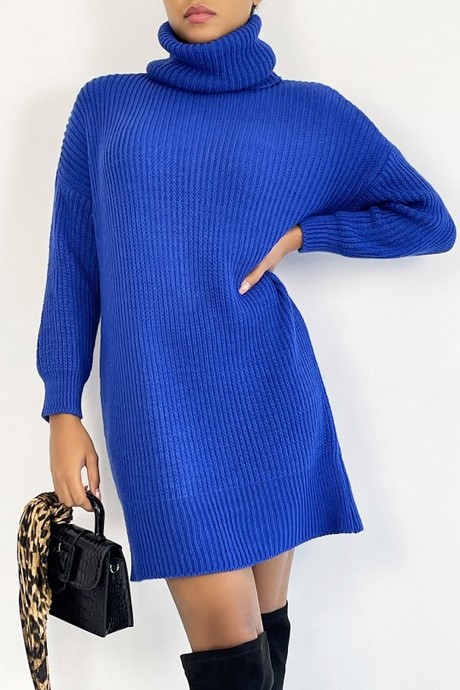 Robe pull bleu