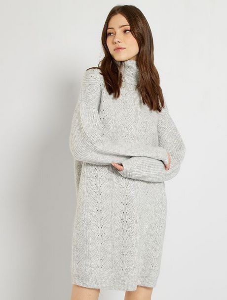 Robe pull en maille