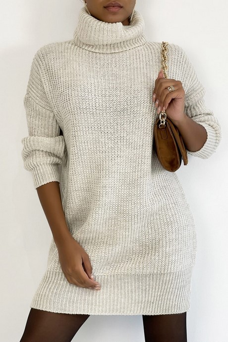 Robe pull en maille