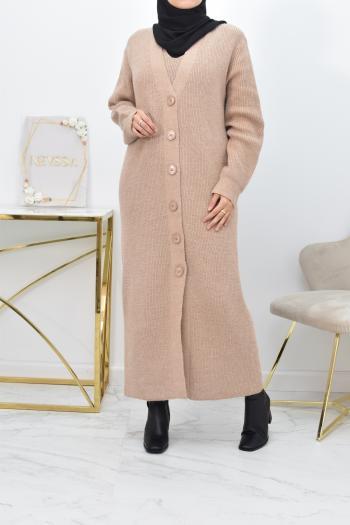 Robe pull laine ample